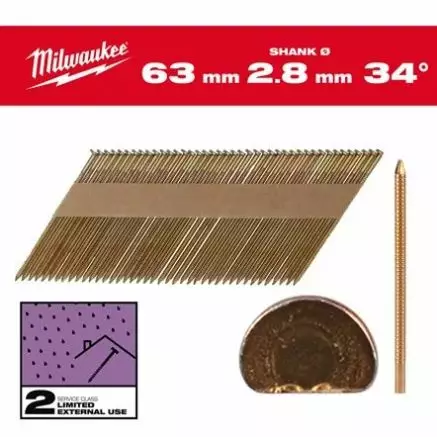 Milwaukee Konenaulat 34° 63/RS/G/C2 - Naulat - 4932492607 - 1