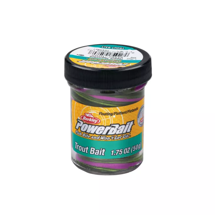 Berkley PowerBait Trout Bait Triple Swirls 50g Hippie Hypnotize - Syötit ja Toukat - 1543407 - 1