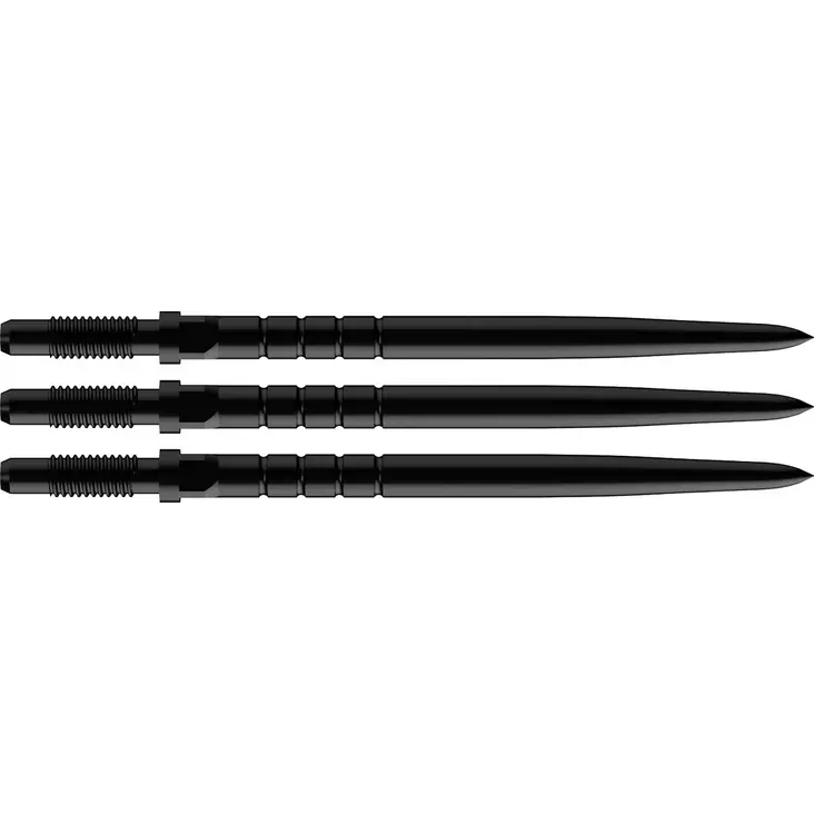 Bull's Convertible Points Ringed Grip Black - Darts Kärjet - BU-57707 - 1