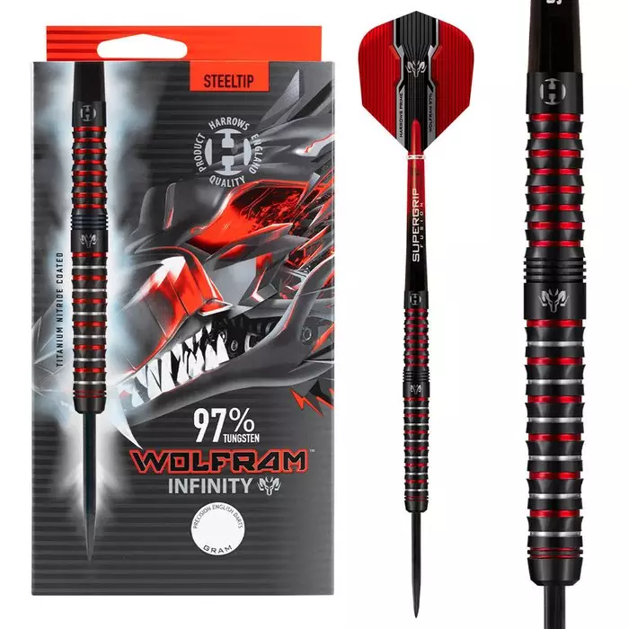 Harrows Wolfram Infinity 97% Dartstikat - Harrows Darts Tikat - B72-F12-EB7 - 1