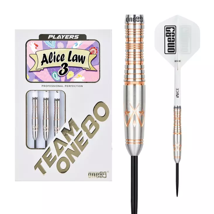 ONE80 Alice Law III Rosegold 90% Dartstikat - One80 Dartstikat - 9347 - 1