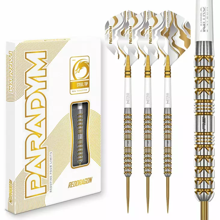 Red Dragon Paradym Gold Parallel 90% Dartstikat - Red Dragon Darts Tikat - RDD2967 - 1