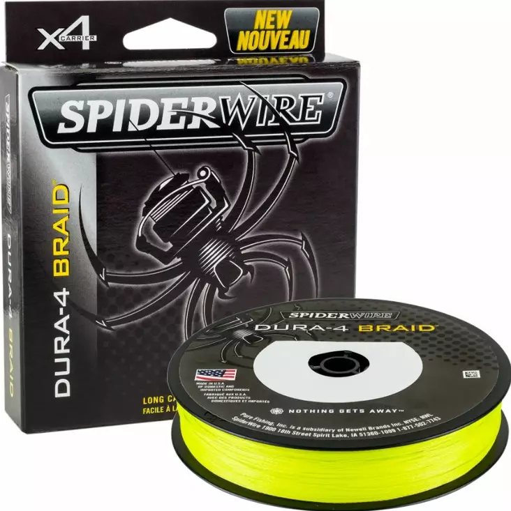 Spiderwire Dura-4 Keltainen Kuitusiima - Kuitusiimat - 1450407 - 1