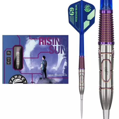 Target Japan Haruki Muramatsu Rising Sun G9 Swiss Point 95% Steel Tip 23g Dartstikat - Target Darts Tikat - 190537 - 1