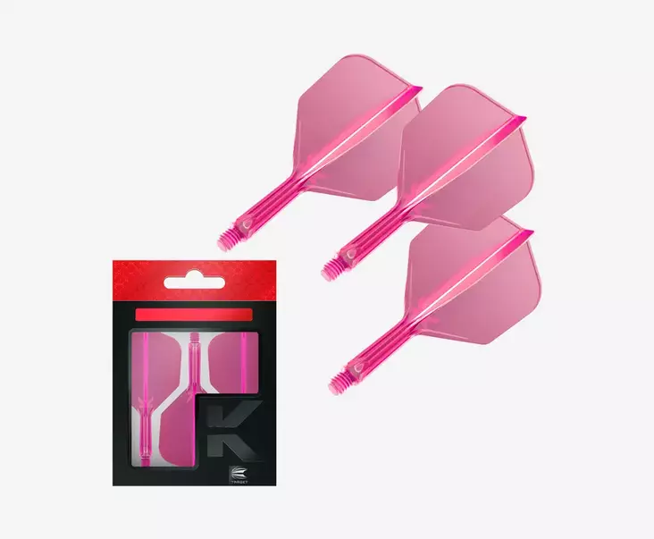Target K-Flex Neon Dartstikan sulitettu varsi | No.6 | Pinkki - Kiinteäsulkaiset varret - 410037 - 1