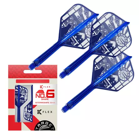 Target Japan K-Flex Japan Limited Edition Blue NO6 Dartsulat - Kiinteäsulkaiset varret - 410288 - 1