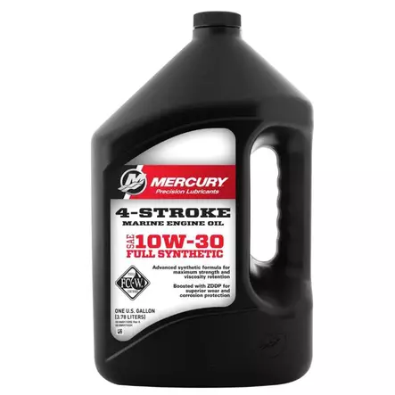 Mercury 10W-30 täyssynteettinen nelitahtimoottoriöljy 4 L - Mercury OEM Öljyt ja Kemikaalit - 8M0206998 - 1