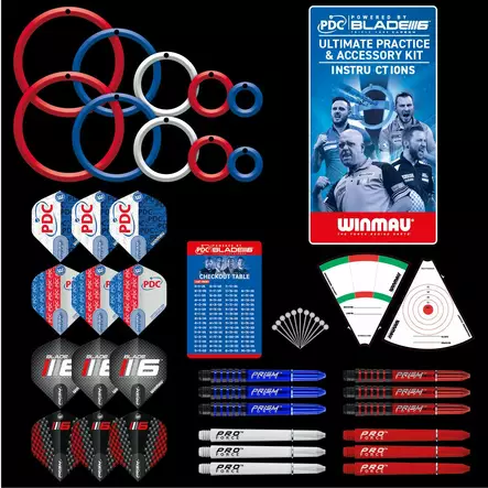 Winmau PDC Ultimate Practice & Accessory Kit - Darts lisävarusteet - 8438 - 2