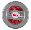 Milwaukee Pro+ katkaisulaikka | 41 / 125 x 1 | 10kpl - Kulmahiomakoneen terät ja laikat - 4932478998 - 1