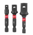Milwaukee Shockwave Hylysyadapterit 3kpl - Ruuvikärjet, istukat ja sovitteet - 4932479228 - 1