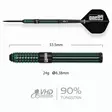 ONE80 FB Leung V3 Signature 90% Dartstikat - One80 Dartstikat - 9688 - 3