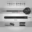 Red Dragon Peter Wright Black Mamba 90% Dartstikat - Red Dragon Darts Tikat - RDD2928 - 3