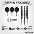 Red Dragon Sable Black Torpedo Switch Point 90% Dartstikat - Red Dragon Darts Tikat - RDD3038 - 5