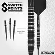 Red Dragon Sable Black Torpedo Switch Point 90% Dartstikat - Red Dragon Darts Tikat - RDD3038 - 2