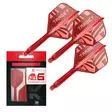 Target K-Flex Patterned Red No.6 darts-sulat - Kiinteäsulkaiset varret - 410738 - 1