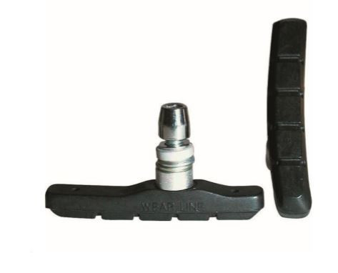 Cavo polkupyörän jarrupalat | 72mm | epäsymmetrinen | 1pr/pkt - Polkupyörän varaosat  - 43-068 - 1