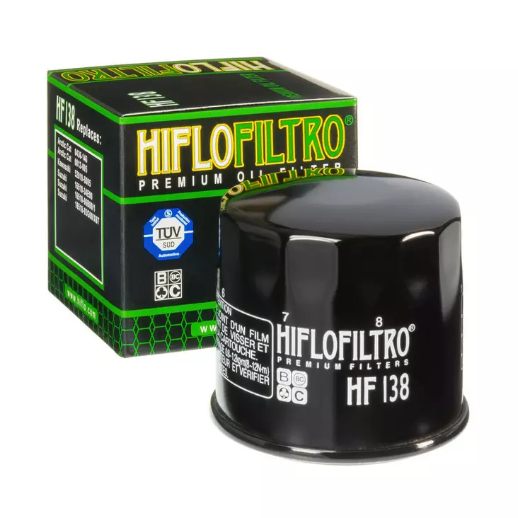 HiFlo Filtro Öljynsuodatin HF138 - Perämoottorin moottoriosat - 20-HF138 - 1