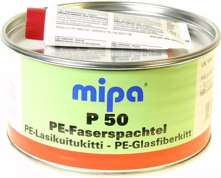 MIPA P50 Lasikuitukitti 1.5KG - Pohjamaalit ja Kitit - 840008 - 1