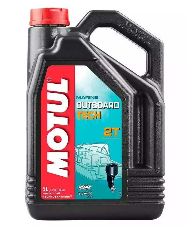 Motul Outboard Tech Semi-synthetic 2-T Moottoriöljy | 5L - 2-tahtiöljyt - 101728 - 1