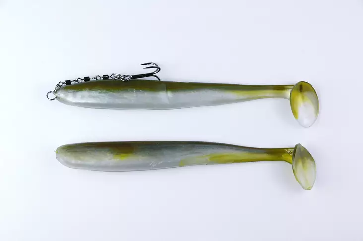 Relax Bass 5" 2Kpl - 1Kpl Rigattu - Valmiiksi koukutetut jigit - 85858 - 1