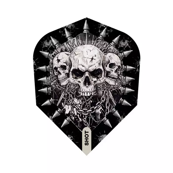 Shot Gnarly Skulls NO6 - Dart Flights - Dartstikan irtosulat - SH-SF5538 - 1
