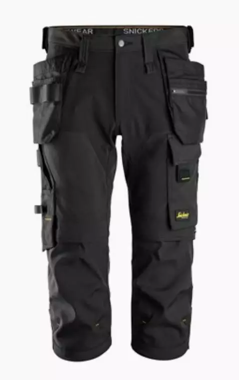 Snickers AllroundWork Pirate joustavat työhousut riipputaskuilla - Työtakit ja housut - 61780404048 - 1