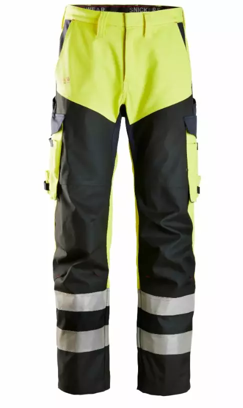 Snickers tulityöhousut Protecwork Keltainen - OUTLET! Laatukamaa poistohinnalla! - 63656695048 - 1