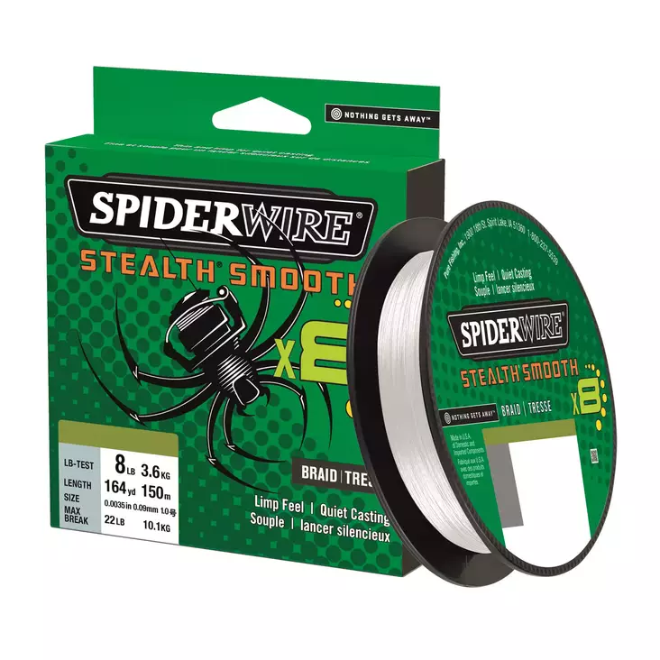 Spiderwire Stealth Smooth 8 150m Kuitusiima Valkoinen - Kuitusiimat - 1515648 - 1