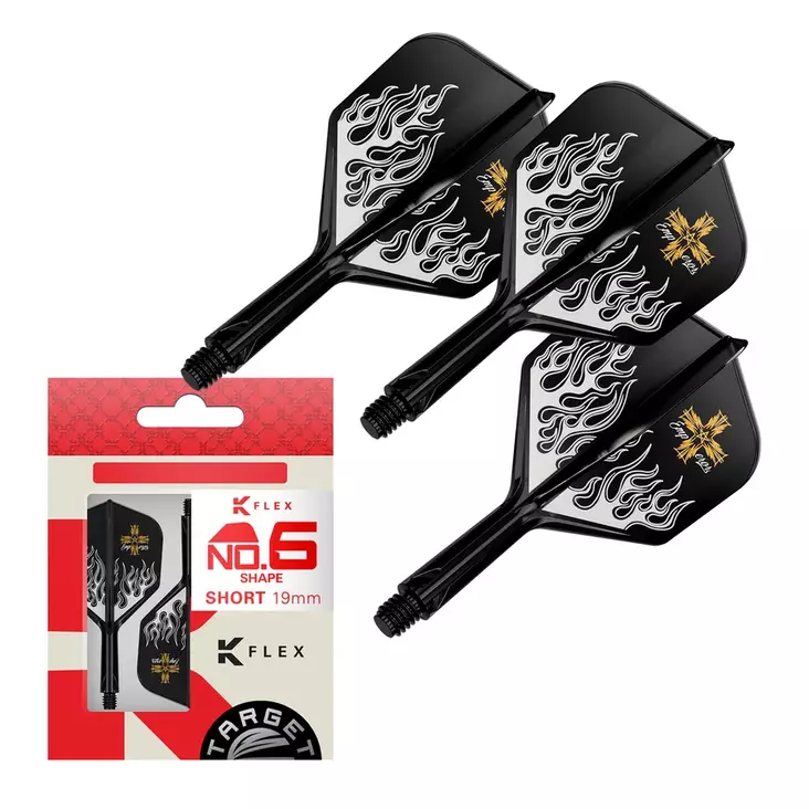 Target Japan Pyro G2 K-Flex No.6 Darts Sulat - Kiinteäsulkaiset varret - 410328 - 1
