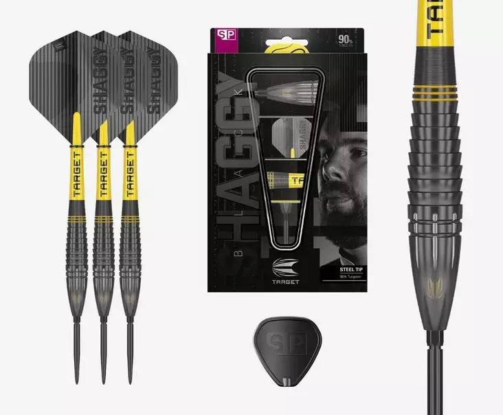 Target Scott Williams Black 25G 90% Dartstikkasarja - Target Darts Tikat - 190288 - 1