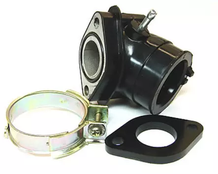 Kaasutinlaippa sopii Ø 24mm kaasutin Kiina-skootterit 50cc 4-T / Kymco 50cc 4 - Mopon ja Moottoripyörän varaosat - 302-0399 - 1