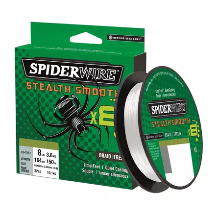 Spiderwire Stealth Smooth 8 150m Kuitusiima Valkoinen - Kuitusiimat - 1515648 - 1