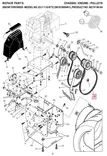 Husqvarna Lumilingon hihna ST268EP - Husqvarna pienkoneiden varaosat - 5324080-19 - 2