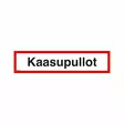 Kaasupullot Kyltti 10x40cm - Opasteet ja kyltit - 199 - 1