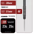 Target Japan Black Marque Creed Swiss Point 90% Dartstikat - Target Darts Tikat - 191029 - 3