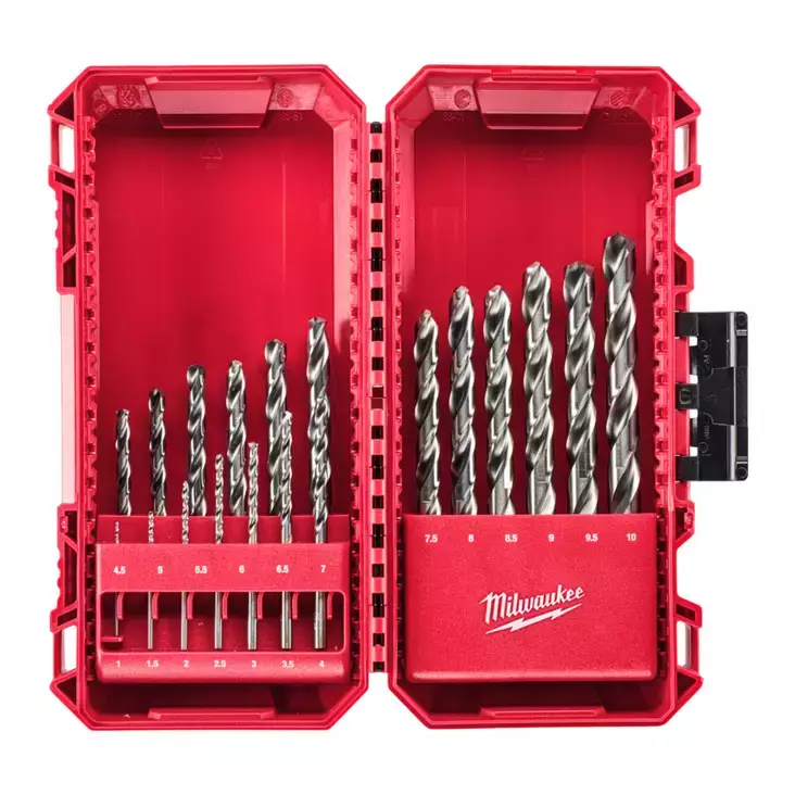 Milwaukee Thunderweb HSS-G poranteräsarja 1–10 mm 19-os. - Poranterät - 4932493869 - 1
