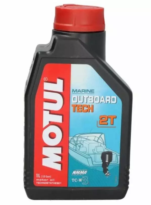 Motul Outboard Tech Semi-synthetic 2T-Moottoriöljy | 1L - 2-tahtiöljyt - 102789 - 1