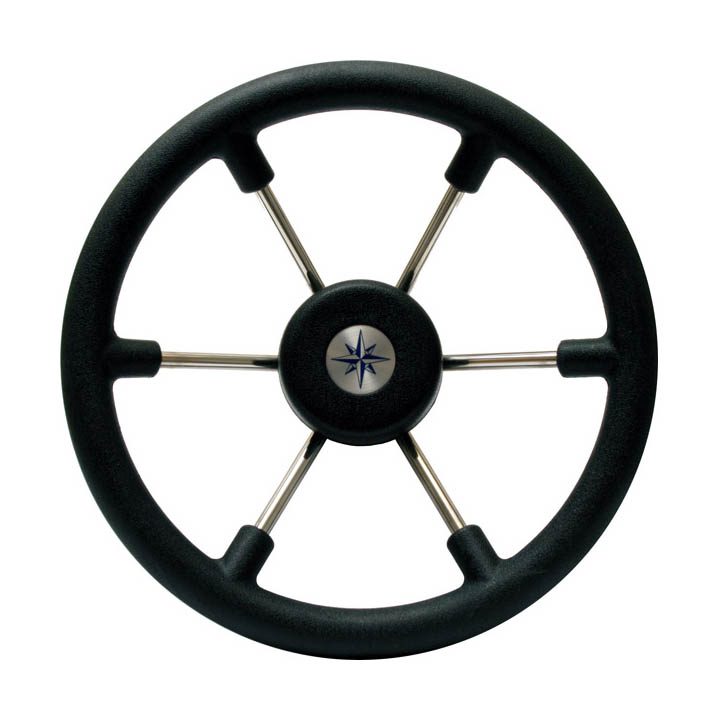 Ohjauspyörä Veneeseen Tanengum 330mm Musta Ratti - Veneen Ohjaus ja Hallinta - 188019 - 1
