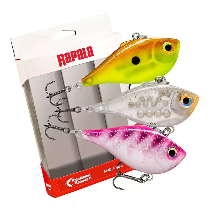 Rapala Rippin Rap 5 cm lajitelma Kalastajan Kanava 2 samea vesi - Rapala vaaput - 152589 - 1