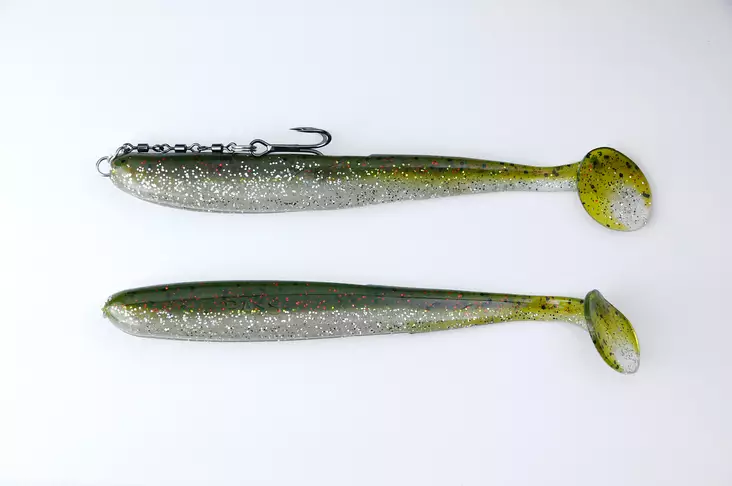 Relax Bass 5" 2Kpl - 1Kpl Rigattu - Valmiiksi koukutetut jigit - 85859 - 1