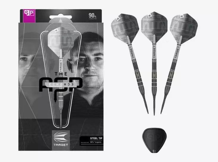 Target Nathan Aspinall X Echo SP Dartstikat teräskärjellä - Target Darts Tikat - 190289 - 1