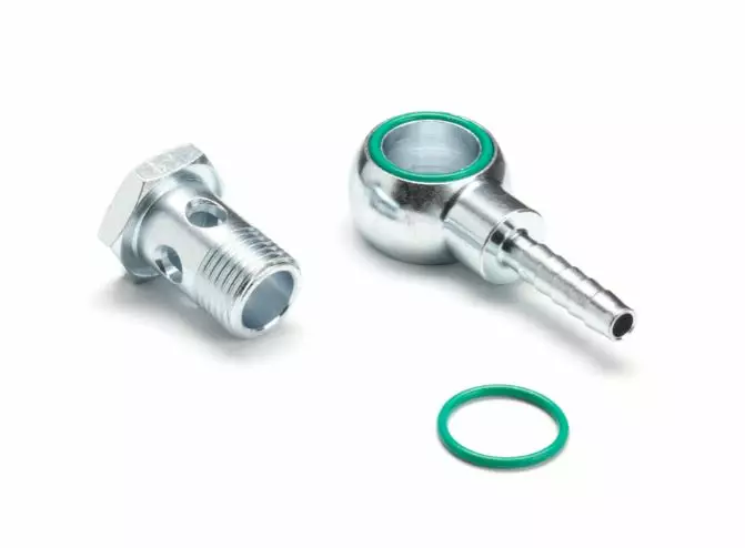 Yamaha Kulma-asennus 6 mm:n letkulle - Yamaha OEM Perämoottorin muut osat - YMEFWSEFT06D - 1