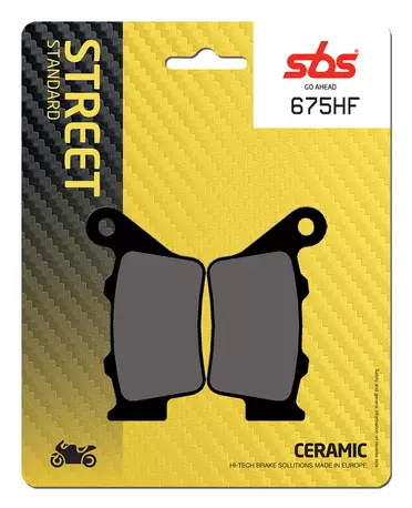 Sbs Jarrupalat Ceramic - Mopon ja Moottoripyörän varaosat - 23-675HF - 1