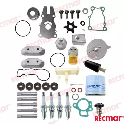 Recmar Huoltosarja Yamaha F50F (2005-12) - Yamaha Tarvike Huoltosarjat - RECKITF50F - 1