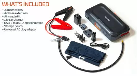 Nebo Assist Air Jump Starter - Auton Starttiboosterit - NEB-PBK-0004-G - 2