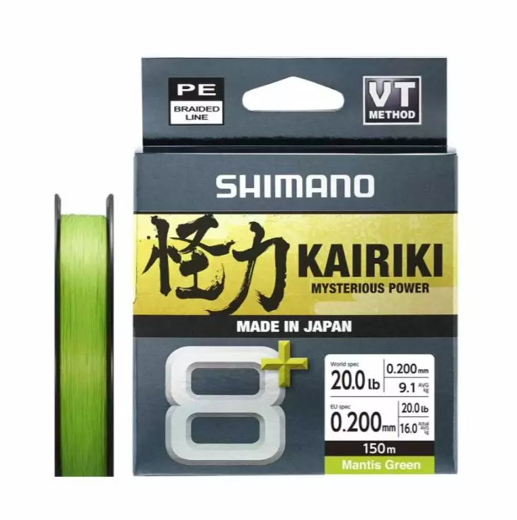 Shimano Kairiki 8+ Kuitusiima | Mantis Green - Kuitusiimat - LDM58XE0606015G - 1
