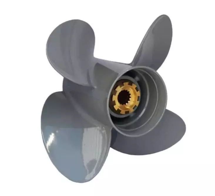 Honda Alumiinipotkuri 12 3/4 × 17" 4-lapainen BF75 - BF135 - OEM Potkurit - 58134-ZW1-013AH - 1