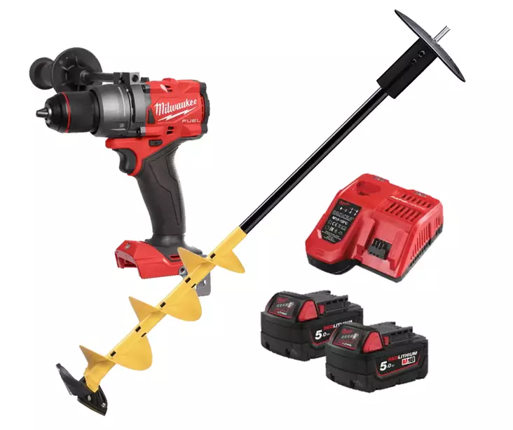 Akkukairasetti Milwaukee FPD3 + Mora Ice Bee | 2x 5Ah Akku + pikalaturi - Kairojen varaosat ja tarvikkeet - RESicebeeFPD32x5ah - 1