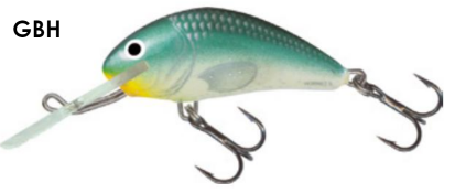 Salmo Hornet H4 Green Back Herring - Salmo Hornet vaaput - HT-040-FL-GBH - 1