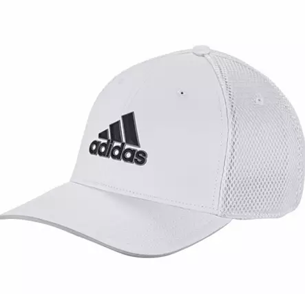 Adidas Valkoinen A-Stretch Tour Golflippis, L-XL - Lippikset - DT2307-LXL - 1